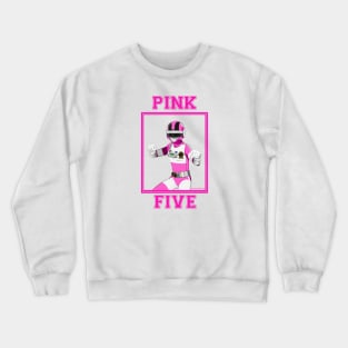 Pink Five Crewneck Sweatshirt